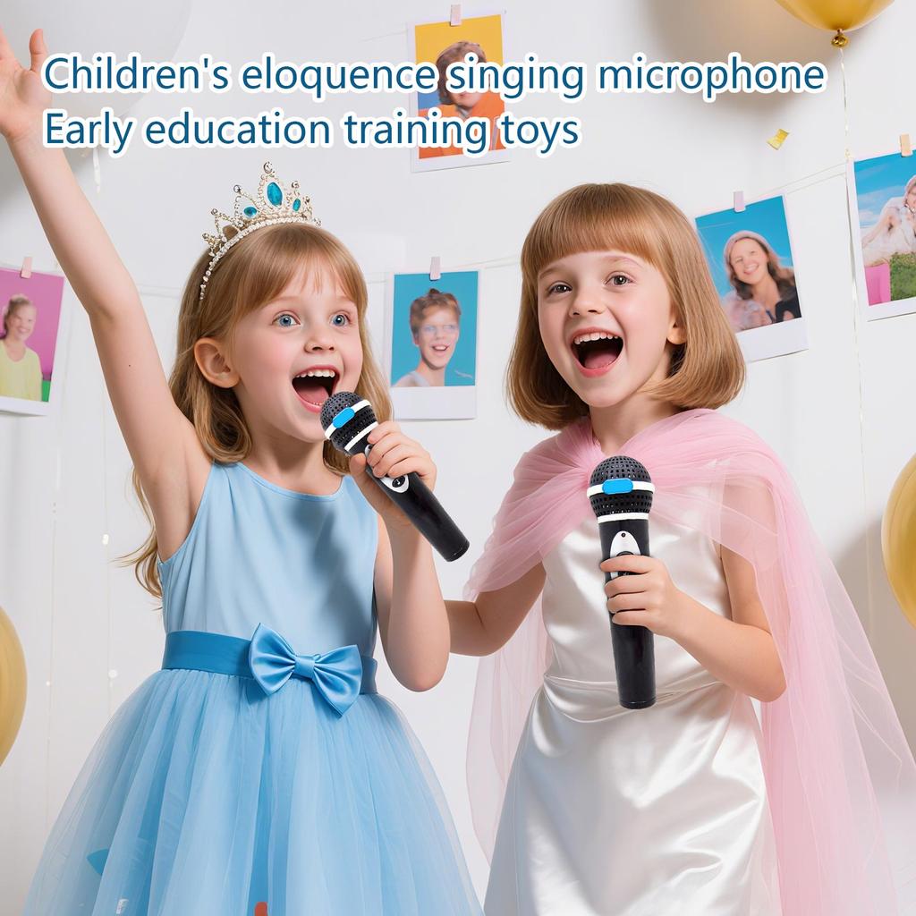 Children's Microphone Toy With Amplification Microphone, Musical Instrument, Music Enlightenment, Eloquence, Singing, Early Education Training Toy