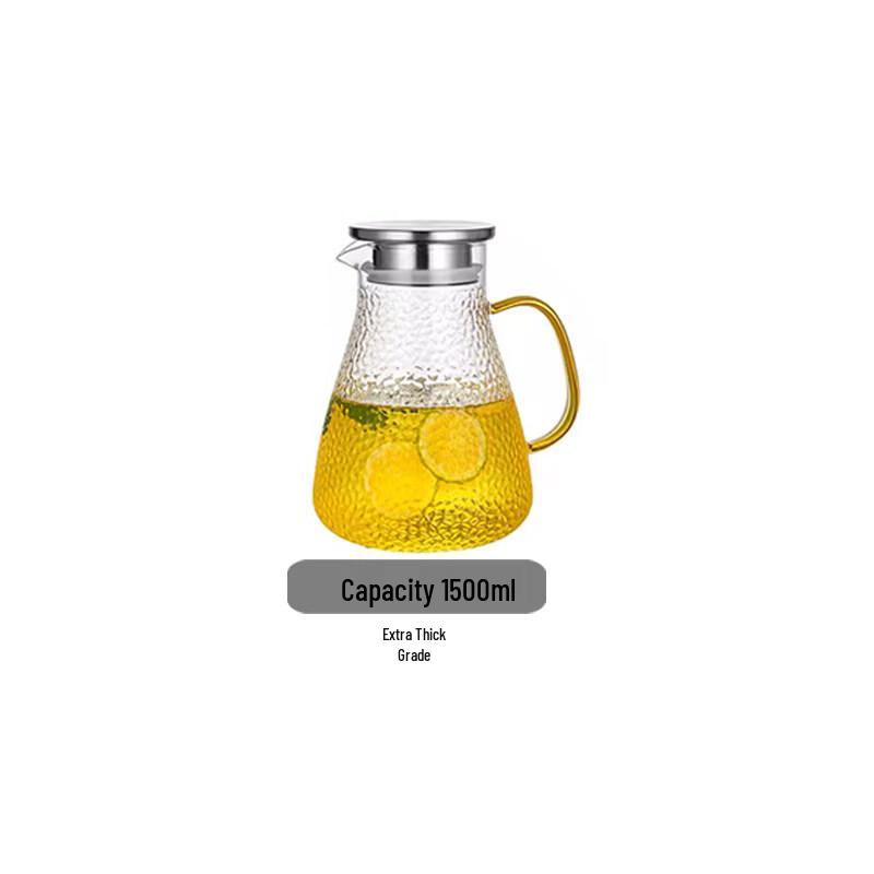 

Hammered Glass Cold Water Pitcher
