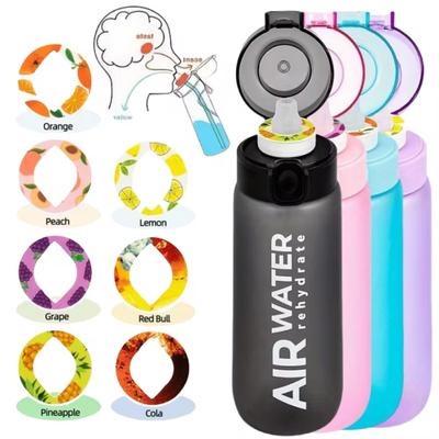 650ml Air Flavored Water Bottle Scent Up Water Cup With 7 Flavor Pods Fruit Fragrance Alr Up Drinking Bottle for Outdoor Sports