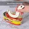 Hook-Shaped Multi-Function Manual Can and Bottle Opener - Kitchen Gadget for Easy Opening