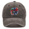 South Korea Flag Printed Baseball Hat Adjustable Sun Hat Unisex With Sweatband Trendy Lightweight Flat Cap For Street Style