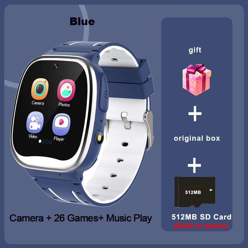 

24 Games Kids Smart Watch Music Play Pedometer Tracker Time Display Video Audio Record Torch Children s Wristwatch Smartwatch