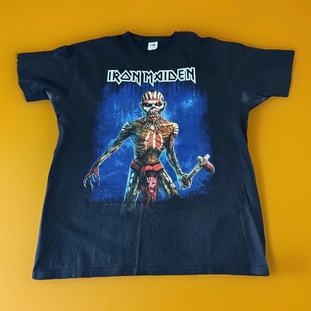 IRON MAIDEN POWER SLAVE HARD PUNK ROCK T SHIRTS Unisex T-Shirt XL