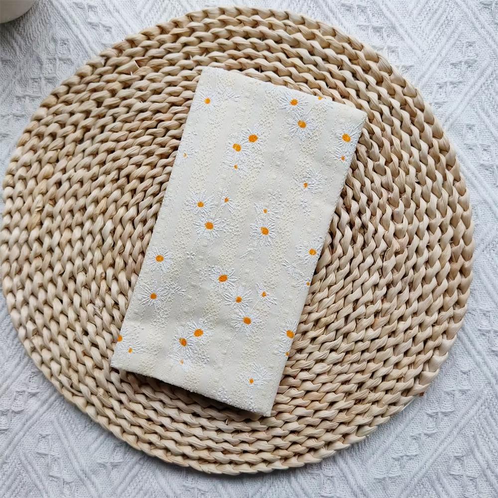 Fromthenon Cute Animal Flower Series Cloth Material Weeks Cover Weekly Diary Planner Notebooks Sleeve Office Stationery Supplies