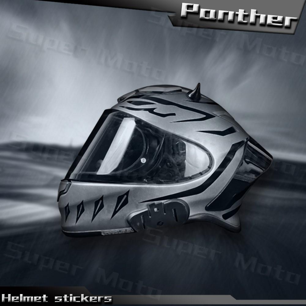 For AGV Arai SHOEI Airoh ZEUS HJC KYT Motorcycle Helmet Decal Visor Fairing Windshield Glass Sticker Accessories Waterproof