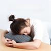 Classic Striped Neck Pillow with Multifunctional Deformat 2-in-1 Pillow with Full Support 360 ° Surround Relieve Neck Pressure Portable Flight Pillow
