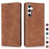 Retor Magnetic Leather Wallet Card Phone Case for Samsung Galaxy S25 Edge S24 Plus S23 Ultra S22 S21 S20 FE S10 S9 Flip Cover