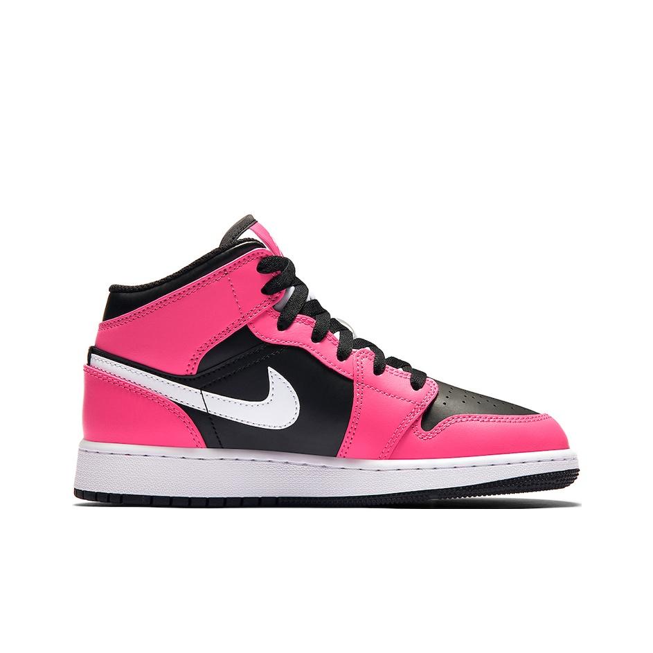 New Jordan 1 Mid Pinksicle GS 555112-002