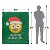 David Olenick Knuckle Silky Christmas Supersoft Blanket
