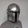 Mandalorian Black, Silver, Gold Helmet Acciaio Halloween Boba Fett Replica indossabile