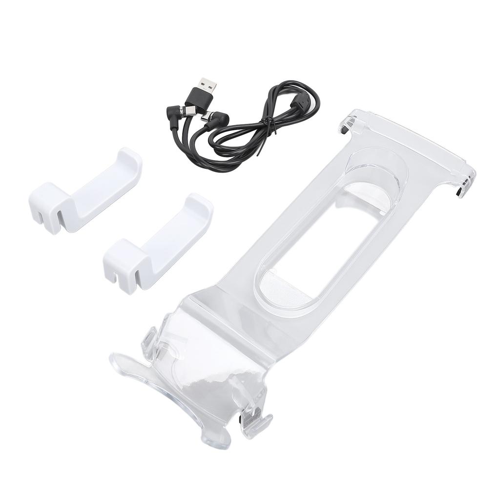 For PS VR2 Controllers Headset Organizer Holder Kit 4 In 1 for PS VR2 Sense Controllers Charging Station with VR