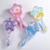 2023 New Cartoon Quicksand Comb with Glitter and Foam Hair Cushion Massage Comb for Cosmetic Styling