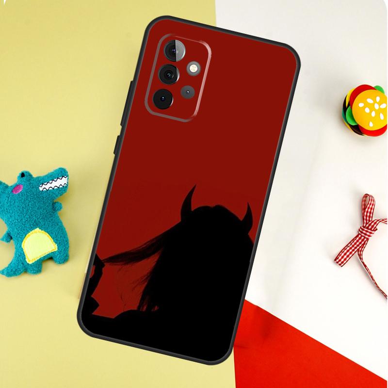 Devil Girl Woman For Samsung Galaxy A22 A32 A52 A54 A34 A14 A55 A35 A15 A53 A33 A13 A05 A06 A16 Phone Case