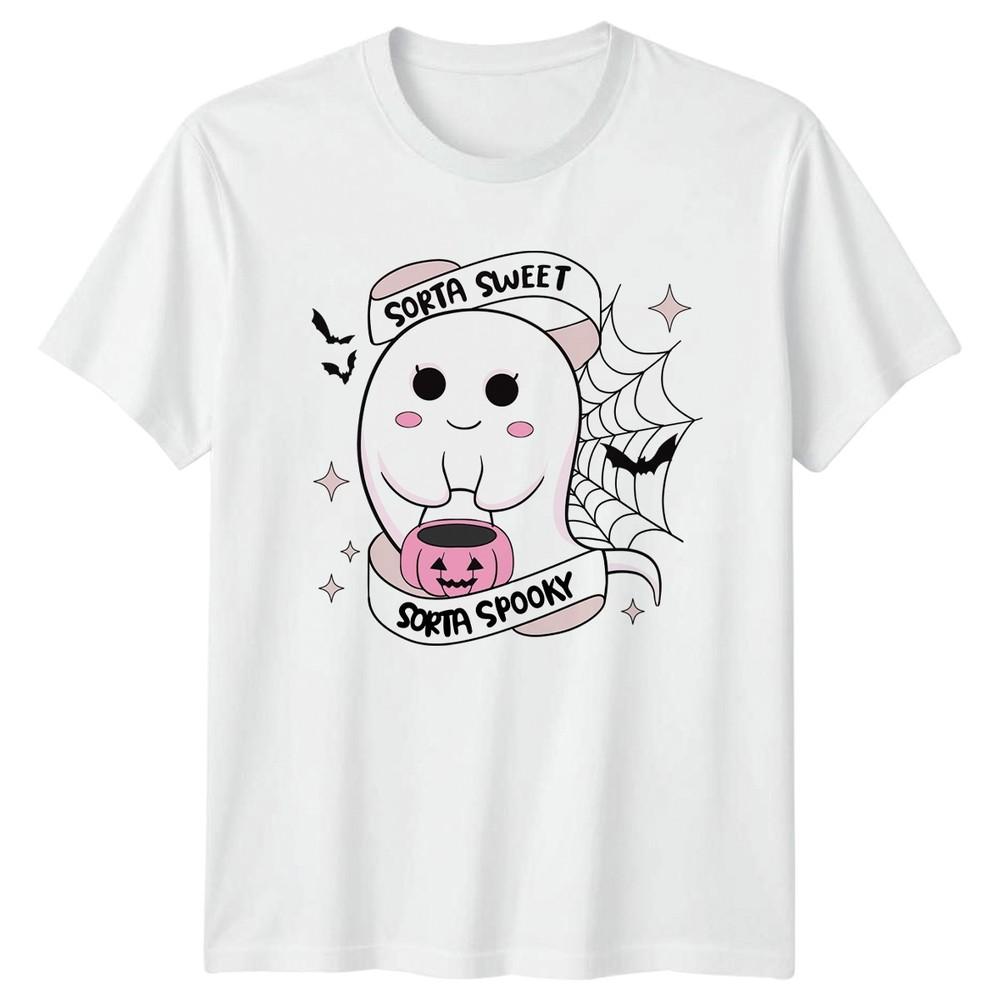 Sorta Sweet Sorta Spooky Unisexs TShirt Halloween Gift For Her S