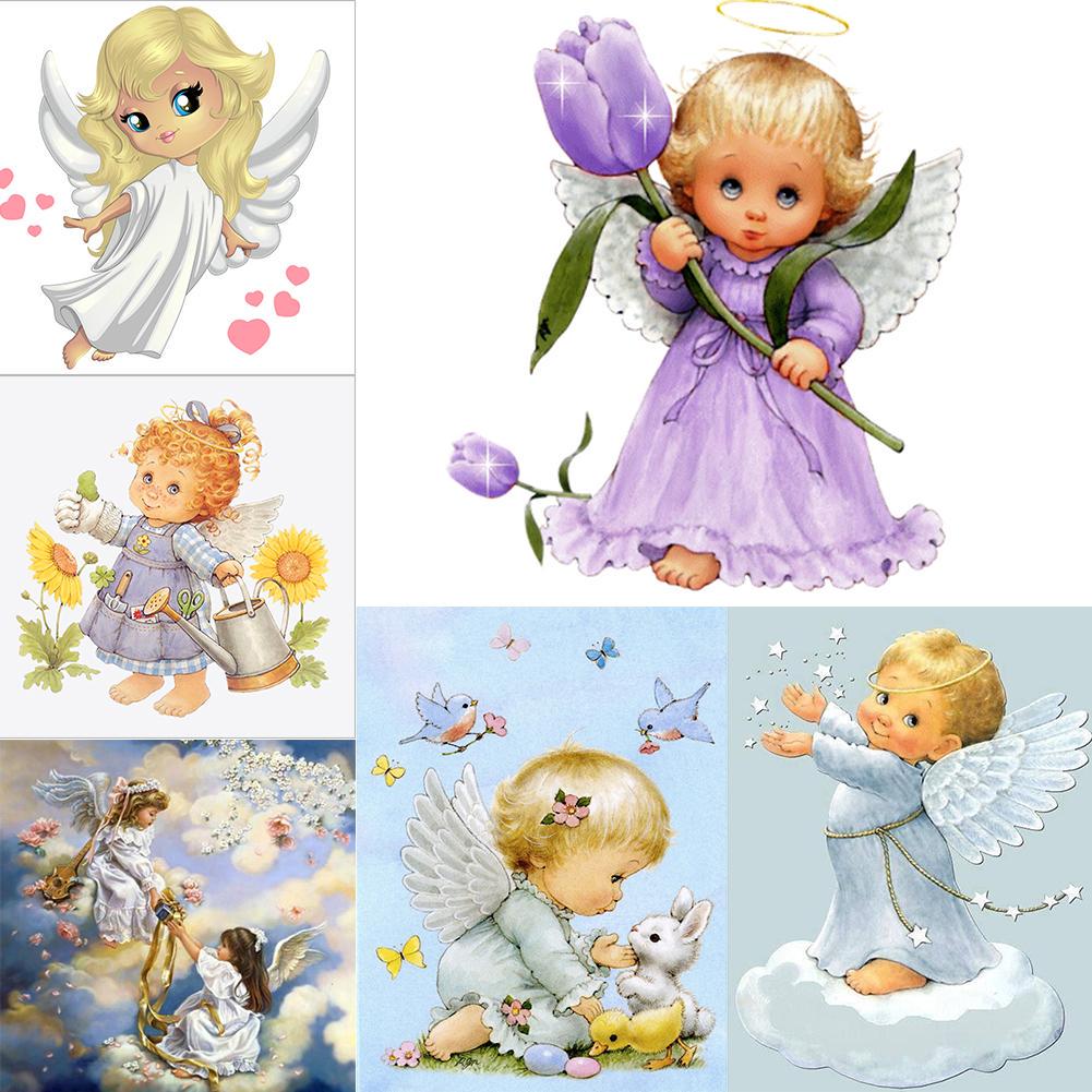5D DIY Full Drill Diamond Painting Angel Embroidery Mosaic Craft Kit Decor ➺ 5D DIY Full Drill Diamond Painting Angel Embroidery Mosaic Craft Kit Decor ➺