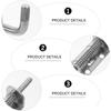 1pc Heavy Duty Sliding Bolt Stainless Steel Gate Latch Spring Loaded Door Lock For Fence Cabinet Refrigerator Security