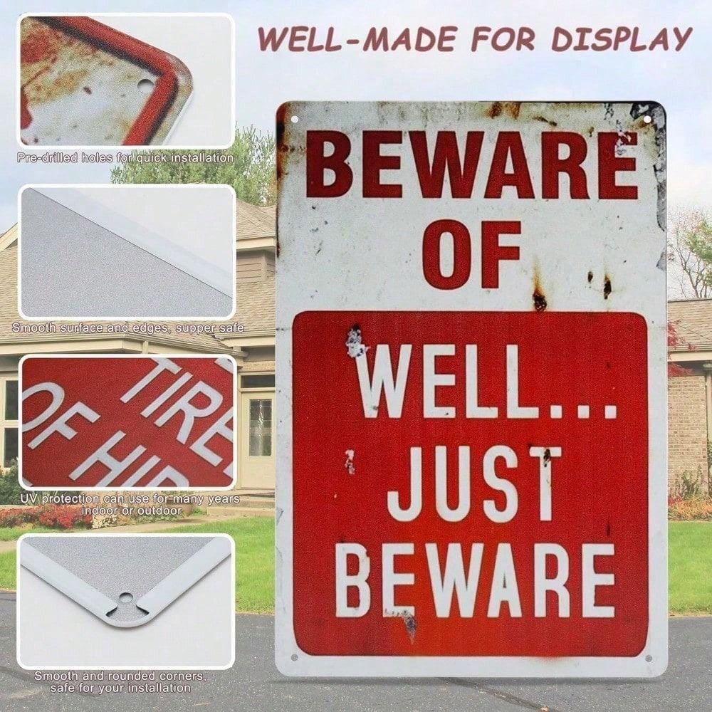 Vintage Metal Tin Sign Retro Wall Art 20x30cm