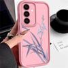 Purple Orchid Floral Pattern Case For Samsung Galaxy A57 A37 A17 A56 A36 A26 A16 5G A55 A35 A15 A54 S21 FE S22 S23 S24 Plus S25 Edge S26 Ultra Cover
