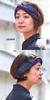 Casual Box Elastic Cross Bandana Turban Hairband for One Size Fits Size C Tie-Dye Women, Most,