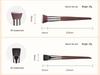 10-Piece Beginner Makeup Brush Set - Contour, Highlighter, Eyeshadow with Animal Hair