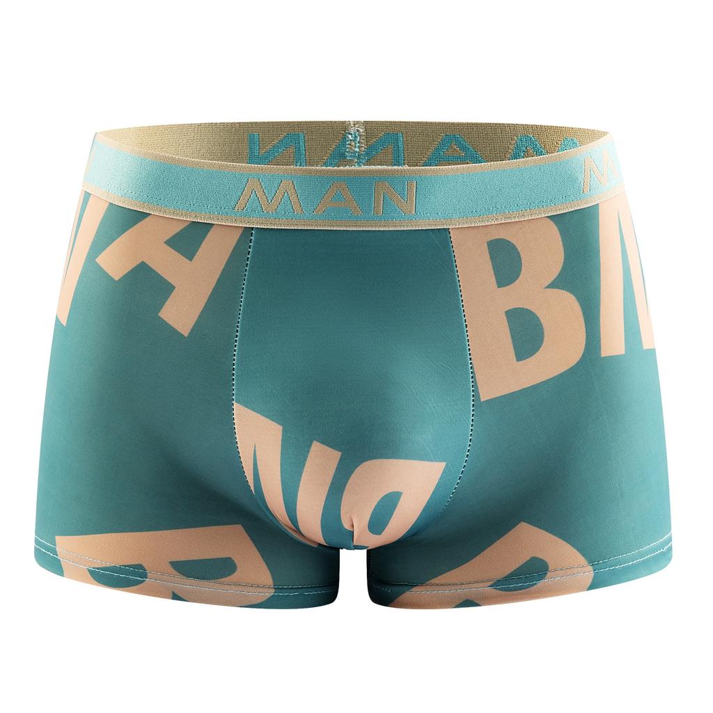 Men Panties Seamless Letter Printed Underpants Breathable Man Underwear Boxers Fashion Boxer Plus Size Male Calzoncillo Hombre