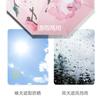 New Small Fresh Manual Umbrella Double-sided Color Parasol Three-fold Sunscreen Sun Umbrella for Both Weather and Rain