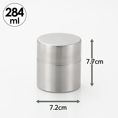 Yoshikawa Sui Tea Caddy, Stainless Steel, Small, Tsubame-Sanjo, Made In Japan, YJ3103