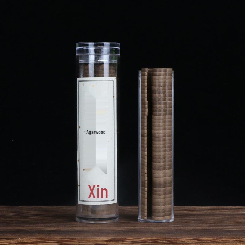 Goose Pear Bedside Sandalwood & Agarwood Coils - Auspicious Cloud Long-Lasting Good Sleep Indoor Incense Burner.