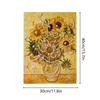 Bead Art 30x40cm Flower Relief Paint Set DIY Painting Kits for Adults for Students Teen Women Men Girls Boys Beginner Bedroom