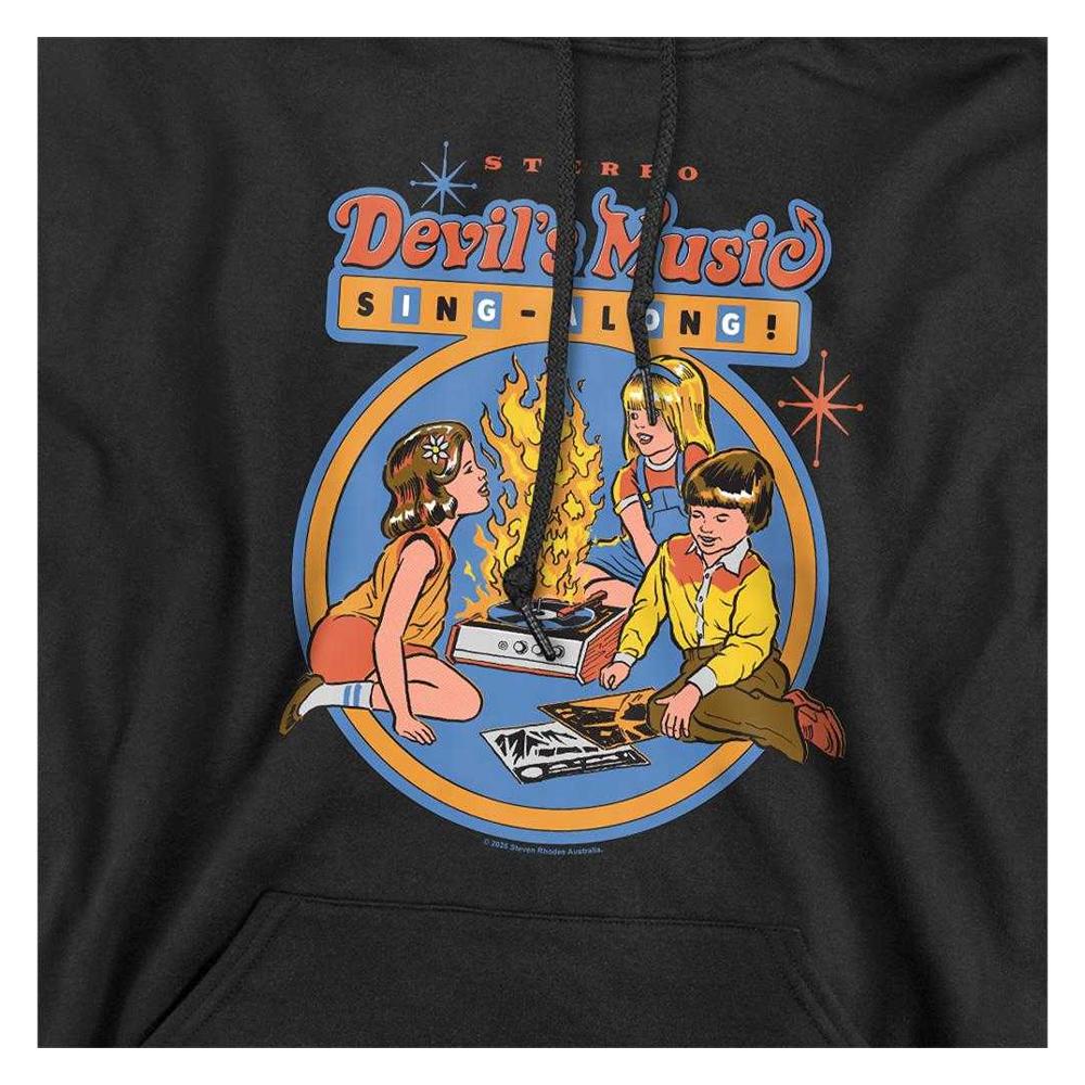 Steven Rhodes Unisex Adult Devils Music Singalong Hoodie