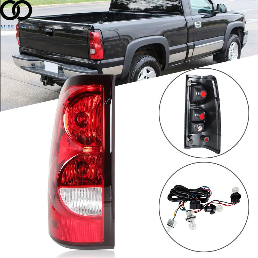 Left Side Driver For 2003-2005 2006 Chevy Silverado Red Tail Light Brake Lamp