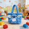Yeni Stok Karikatür Stitch Peluş Bebek Omuz Çantası Tatlı ve Sevimli Çilekli Ayı Yumuşak ve Sevimli Kız El Çantası