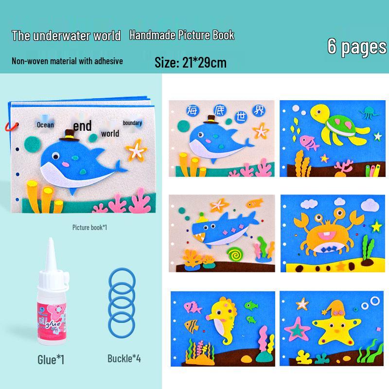 

Children s DIY Picture Book Kit: Kindergarten Handmade Parent-Child Story Craft Pack