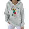 Women's Christmas  Hoodie Funny Cute Christmas Holiday Sweatshirt Pullover