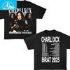 CharlIi XCXX Brat 2025 Tour Shirt Beidseitig S-5XL Schwarze Baumwolle BL1499 Unisex T-Shirt
