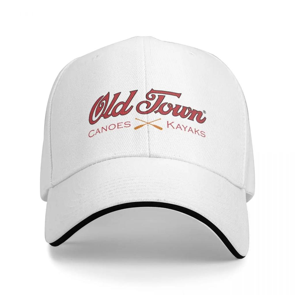 Old Town Canoe and Kayak Baseball Cap Golf Hat Man Black All Seasons Breathable Hat Women Beach Fashion Men
