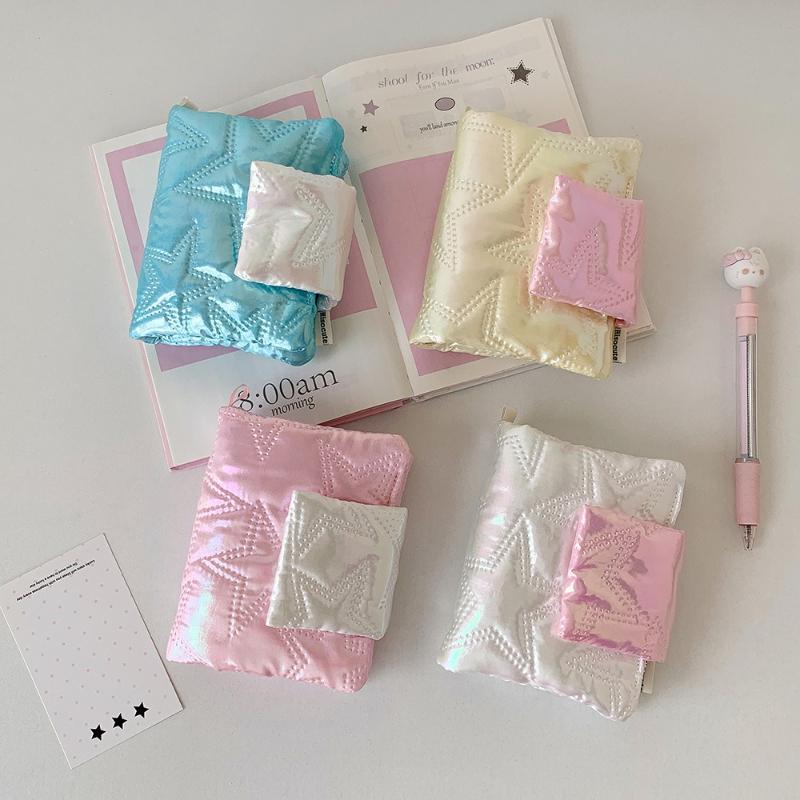 M5 Glossy Surface Photo Album for 3 Inch Kpop Idol Card Cute Photocard Binder Card Cotton Collect Books 20 Pockets Wholesales