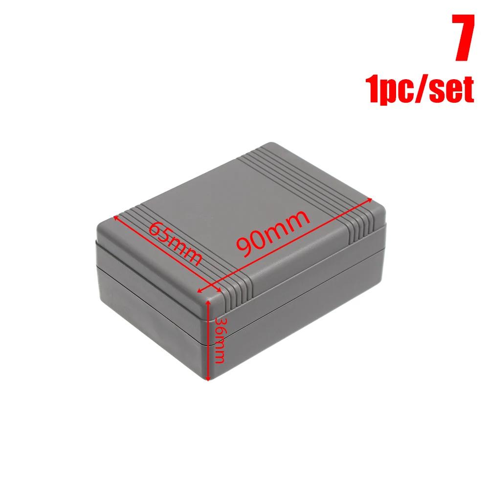 Plastic Waterproof Project Box Storage Case White/Grey/Black Housing Instrument Case Electronic Project Box Enclosure Supplies