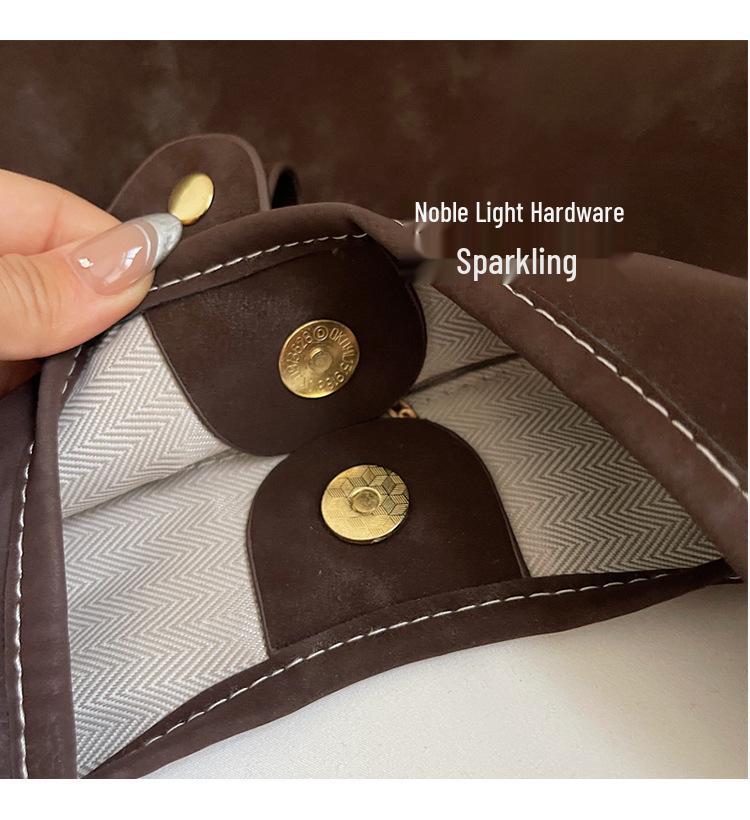 2025 Autumn/Winter Versatile Work Commute Shoulder Bag & Trendy Underarm Bucket Handbag