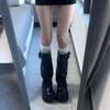 Short boots for women thick soled but not over knee long boots for women spring  new women's shoes