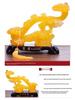 Yellow Jade Ruyi Ornament for Living Room or Wine Cabinet - Housewarming or Company Opening Gift