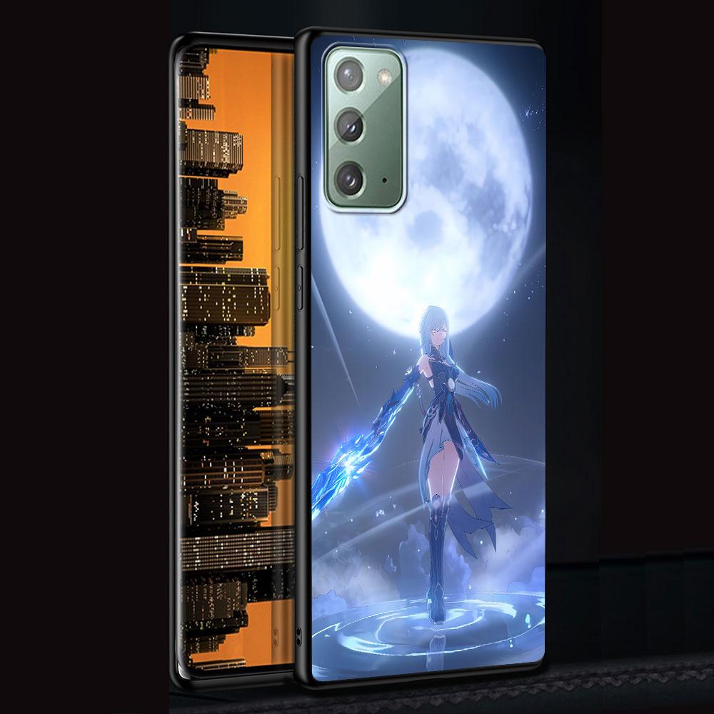 Husă Jing Liu Honkai Star Rail pentru Samsung Galaxy Note 10 Plus 20 Ultra 9 8 Husă de telefon TPU Negru Moale Funda Capa