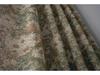 Imanqi Semi-Blackout Green Floral Oil Painting Kitchen Curtains for Bay Windows