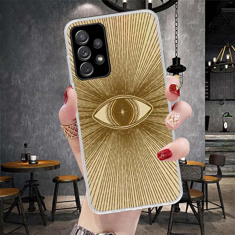 Sacred Eye of Horus Egypt Fresco Phone Case For Samsung Galaxy A13 A14 A15 A16 A17 A53 A54 A55 A56 A57 A33 A34 A35 A36 A37 A23 A
