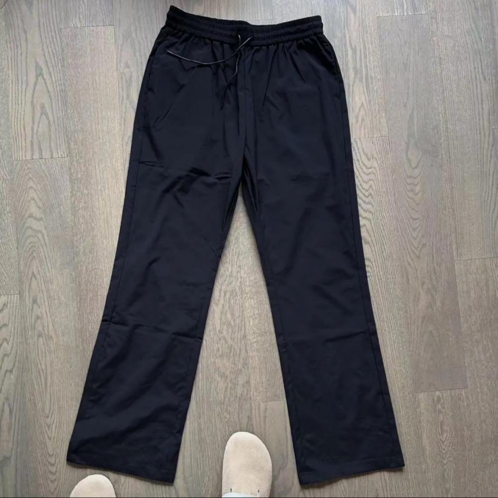 Herren Y2K Frühling Sommer Jogging Kordelzug Freizeithose Sweatpants Schnelltrocknend Baggy Weites Bein Trainingshose Hose Für Männer Streetwear High Street