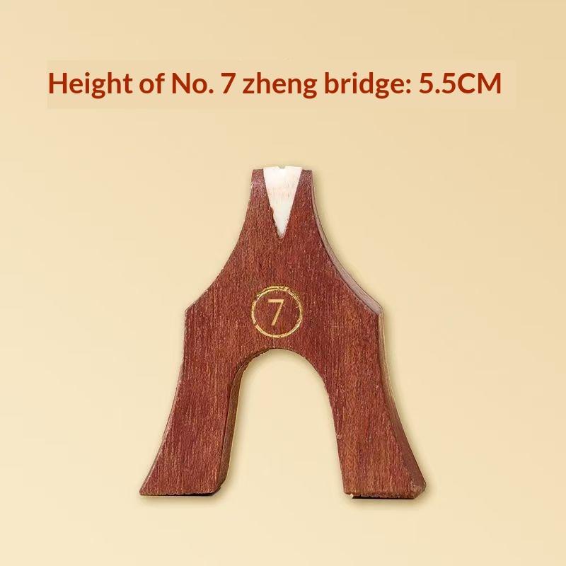 Chinese Guzheng Bridges Redwood Replacement Guzheng Bridge Anti-Slip String Code Support Professional Guzhengs Accessories