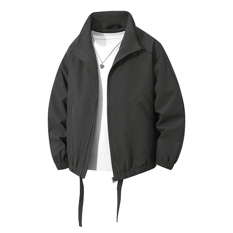 

Minimalist Jacket Men s 2026 Stand-up Collar Workwear Baseball Uniform Men s High-level Sense of Outdoor Sports Breathable Work Casual Jacket S