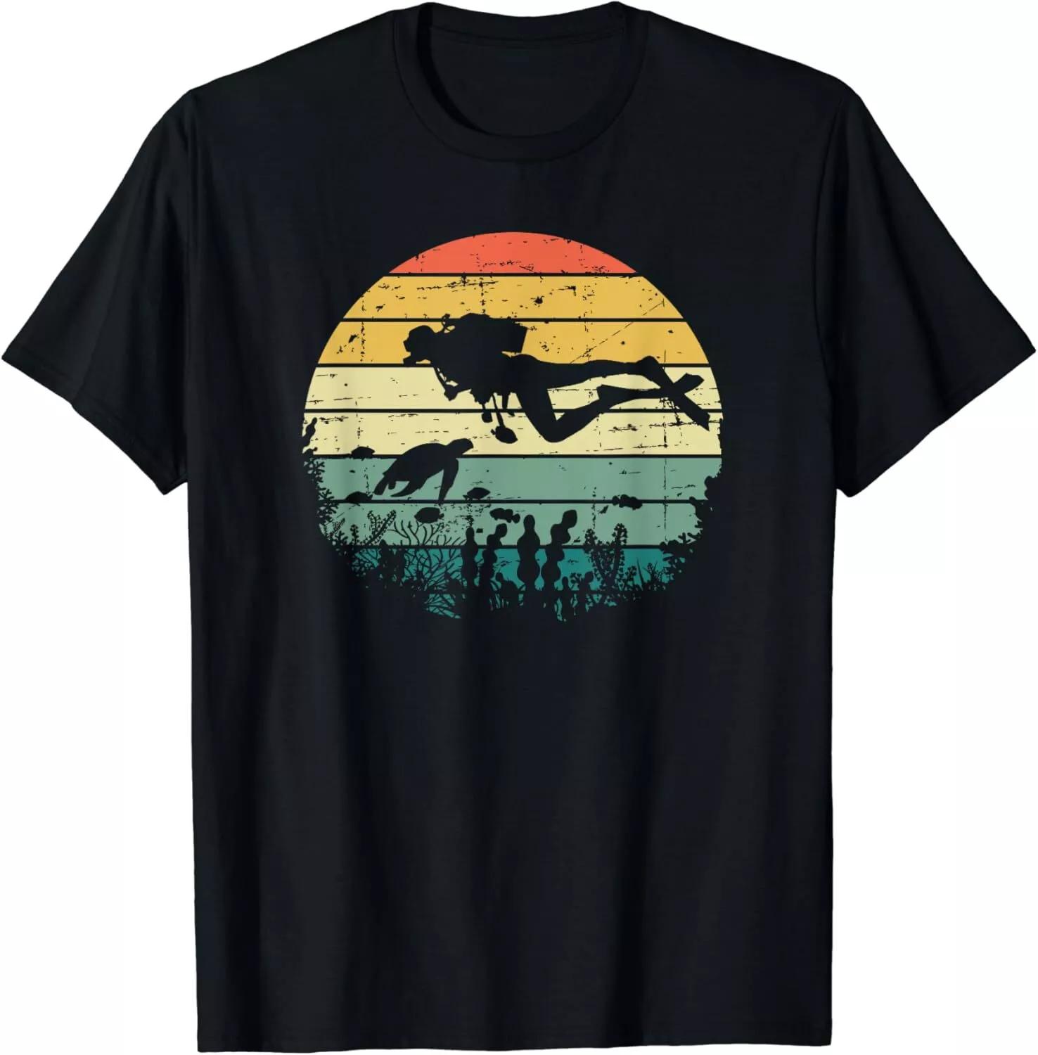 

Funny Vintage Scuba Diving Dive Diver T Shirt XXL