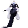 Anime Tiger×Dragon Aisaka Taiga Cosplay Black Evening Dress Princess Skirt Plush Wrap Wig Woman Halloween Carnival Suit