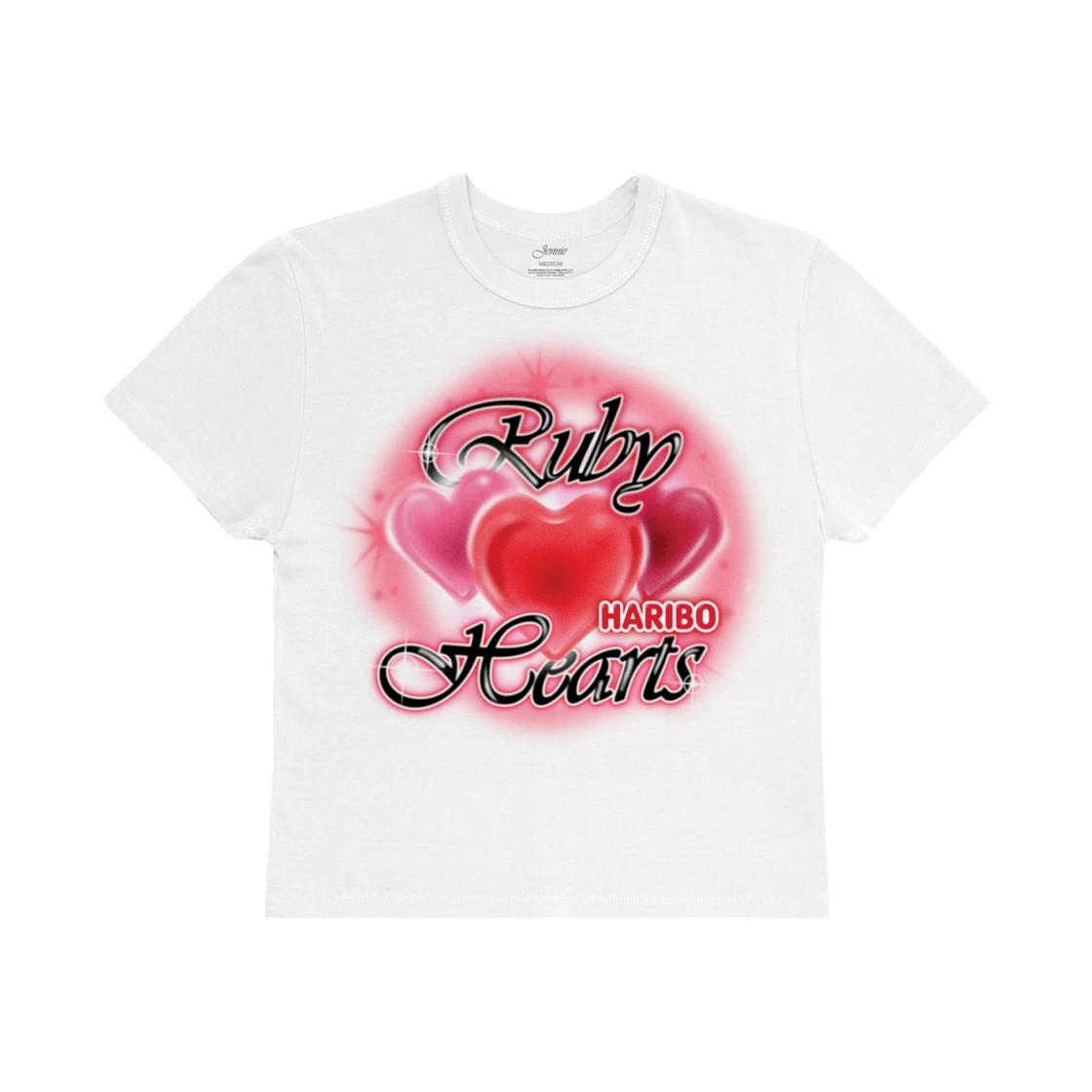 BLACKPINK JENNIE x Haribo Crop T-Shirt White ONE SIZE